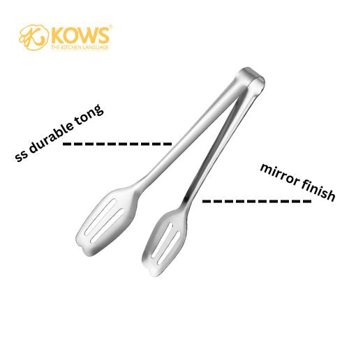 Wooden Handle Premium Roaster & Stainless Steel Tong Set