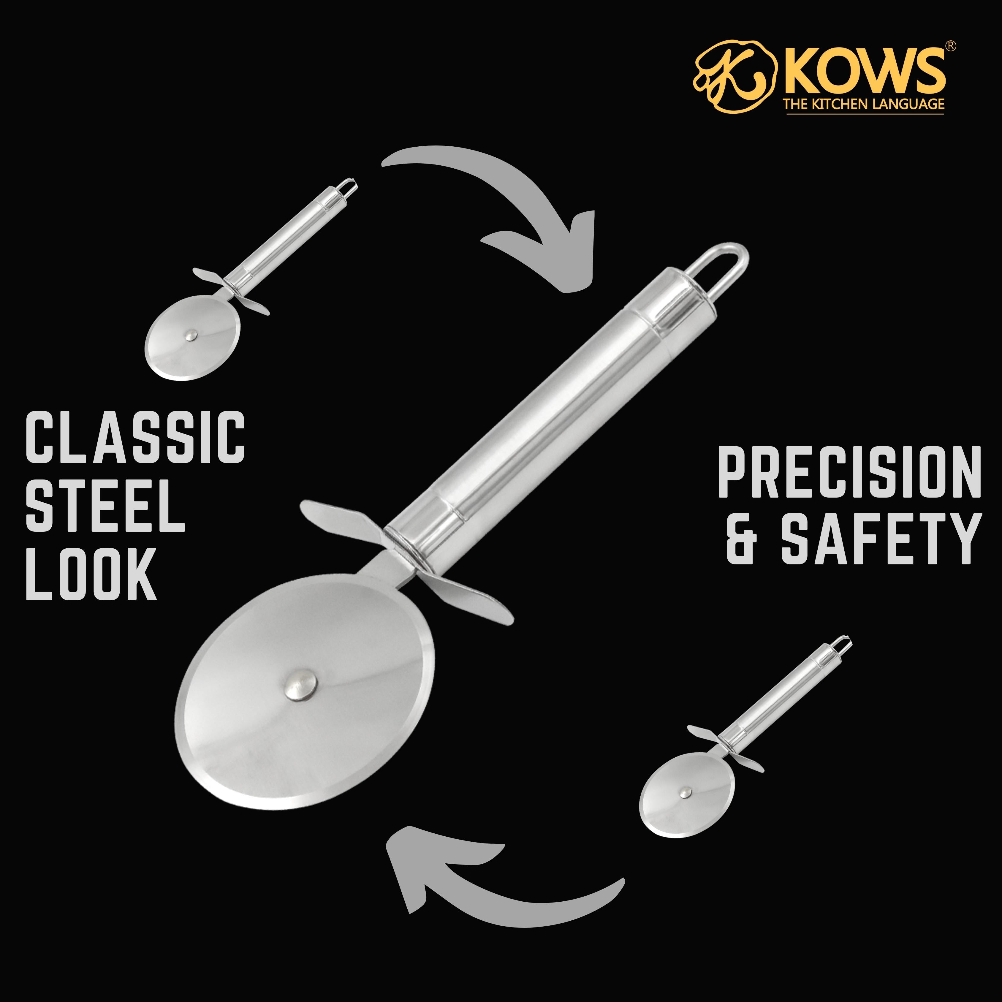 KOWS Dual tone pizza cutter (PPC003)