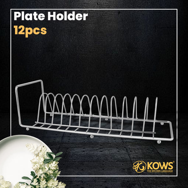 KOWS 12 Pcs Plate Stand (PTS 002)