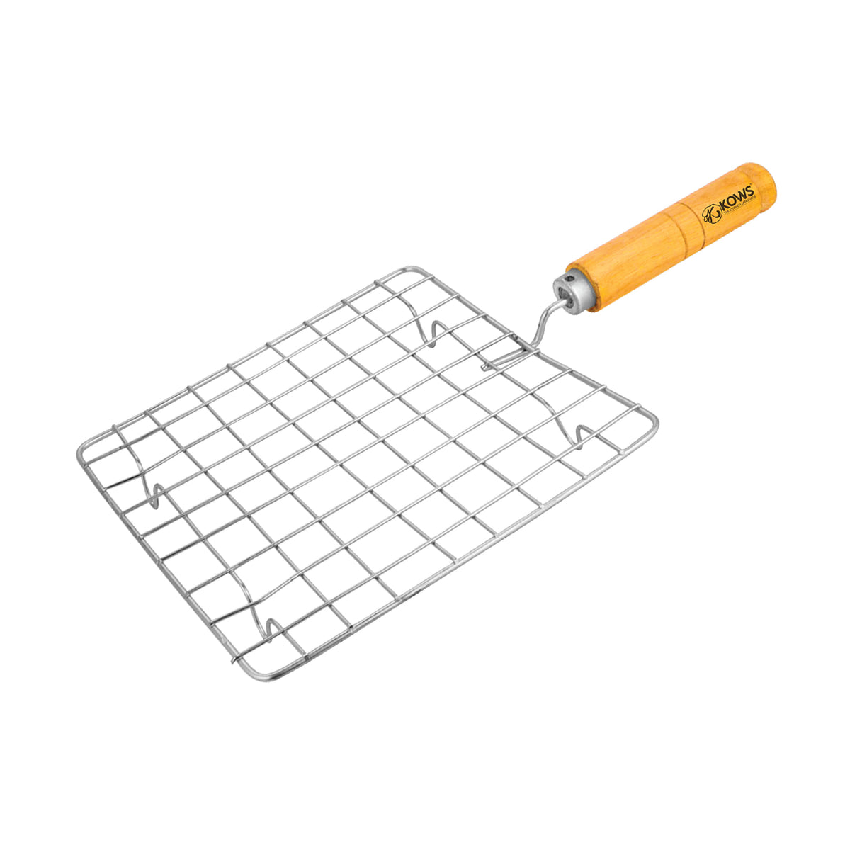 KOWS Wire Roaster with Wooden Handle – Square (RST07)