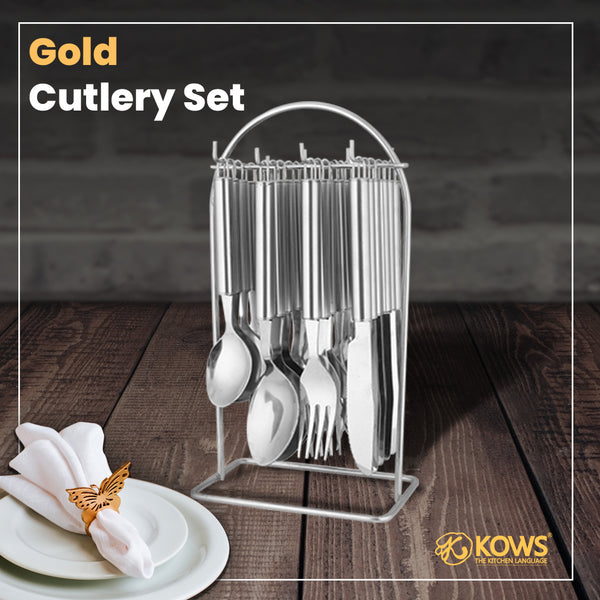 KOWS Gold Cutlery Set (SCS009)