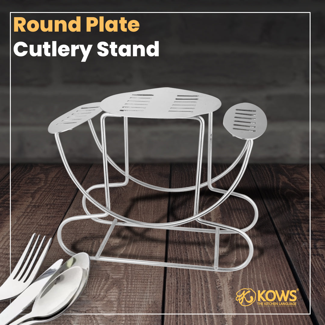 Oval Plate Cutlery Stand