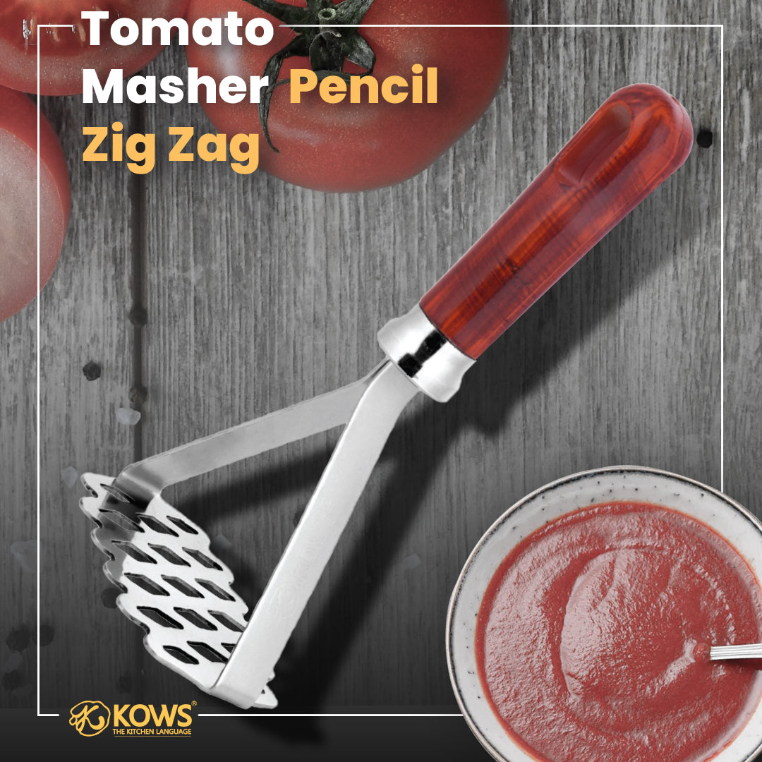 KOWS Tomato masher pencil (zig-zag) (PMS 23)