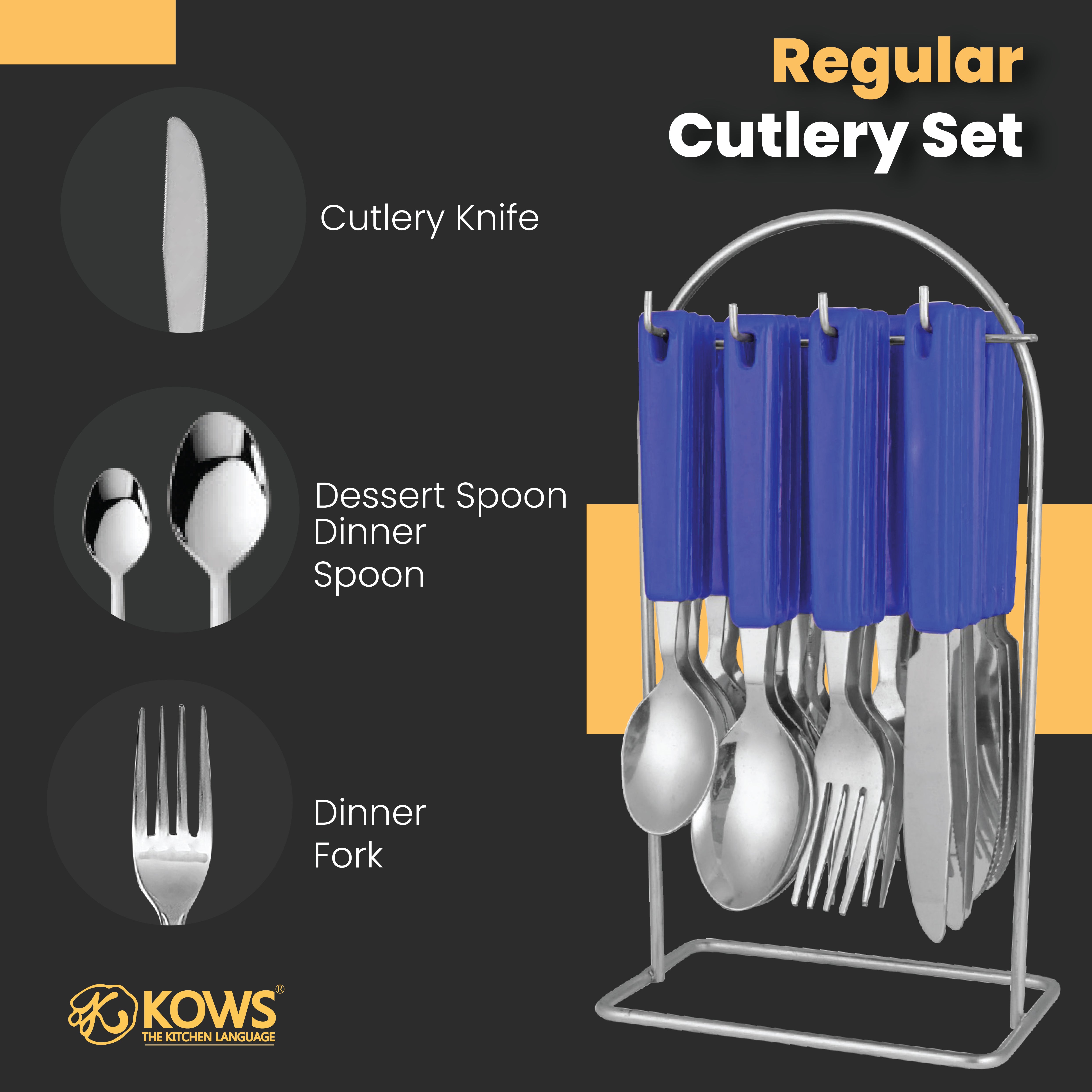 KOWS Regular cutlery set (SCS011)