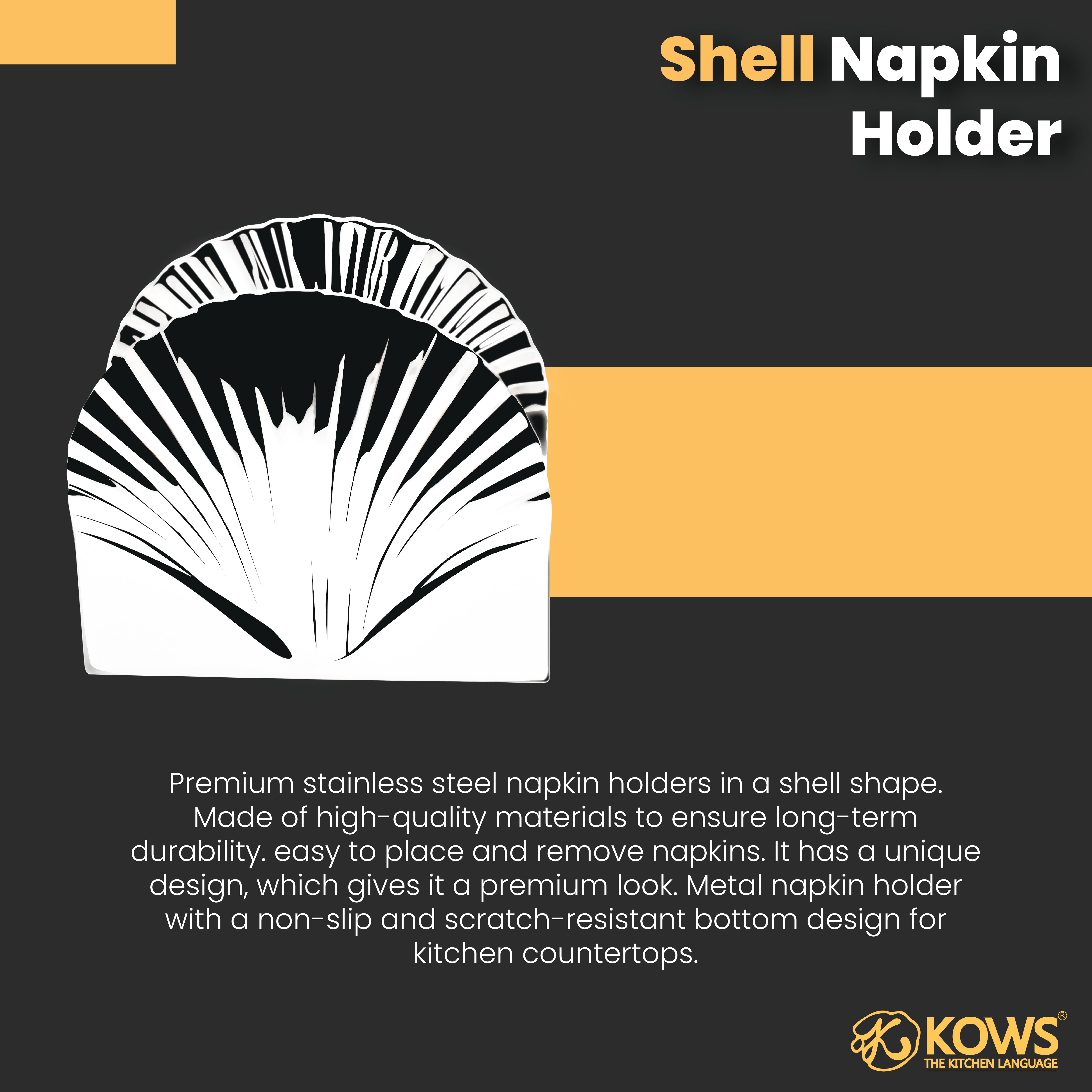 Shell Shape Napkin Holder