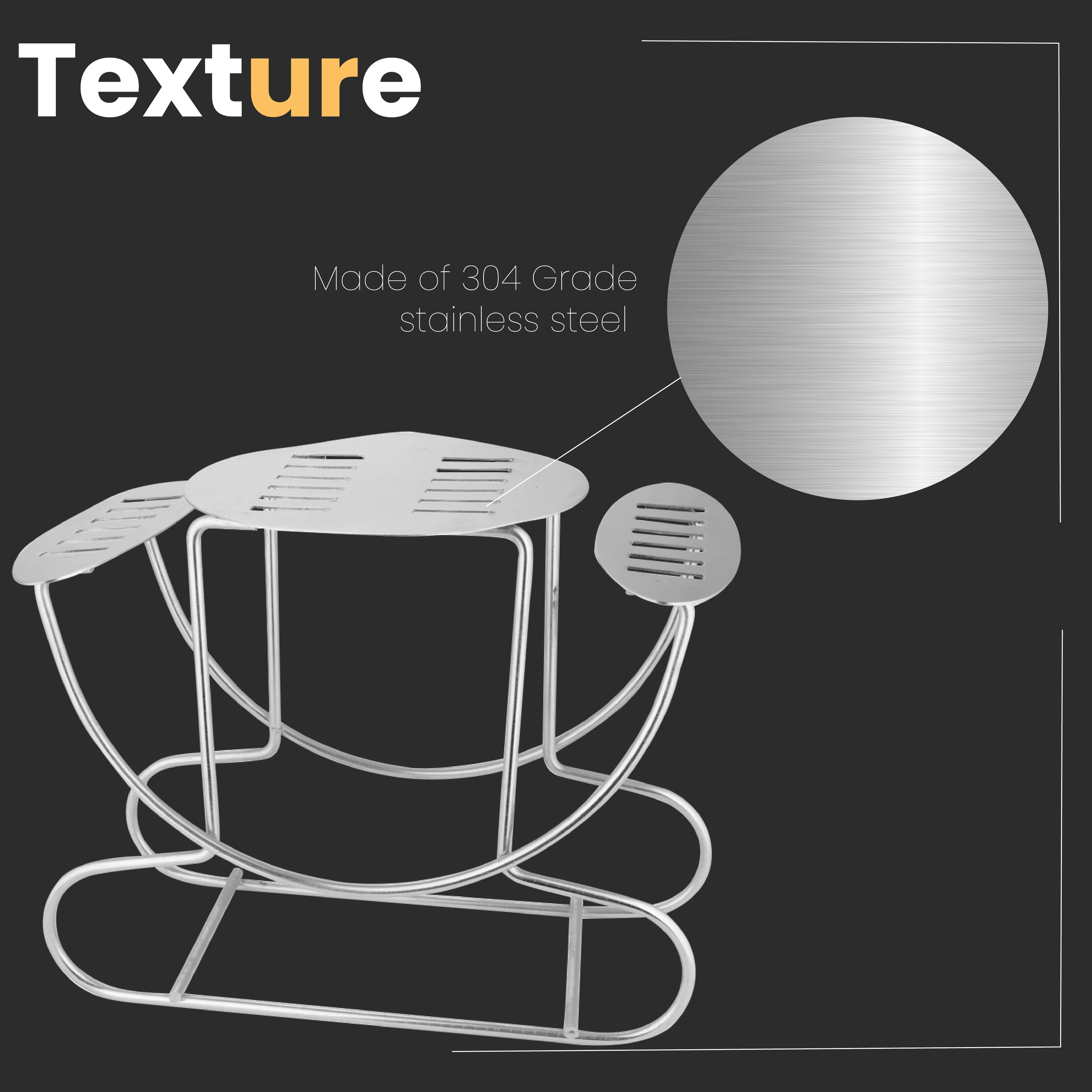 Oval Plate Cutlery Stand