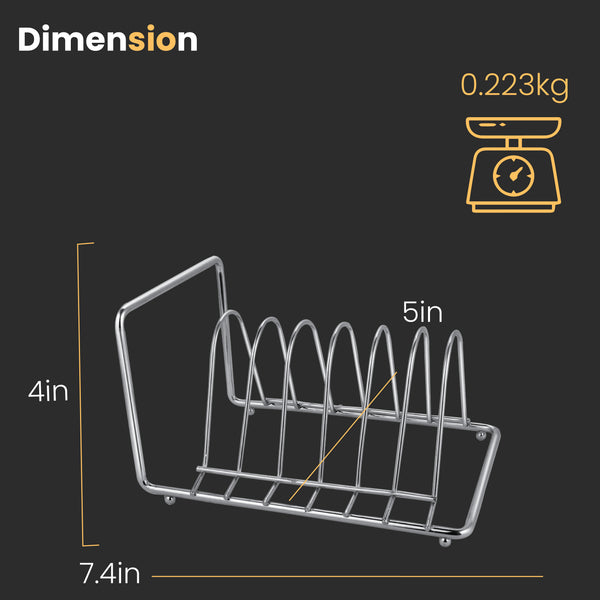 KOWS 6 Pcs Plate Stand (PTS 001)