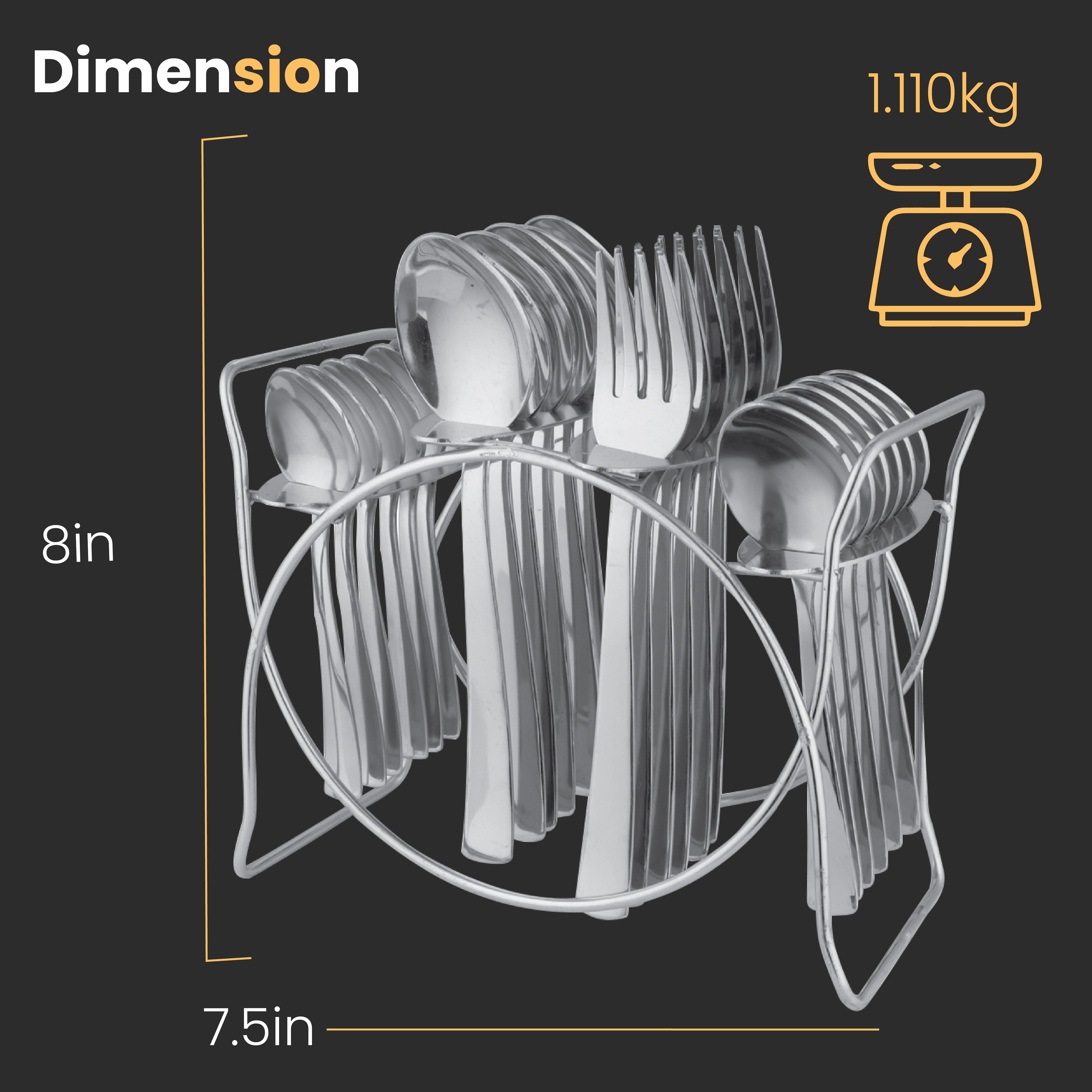 KOWS Lily cutlery set (SCS001)