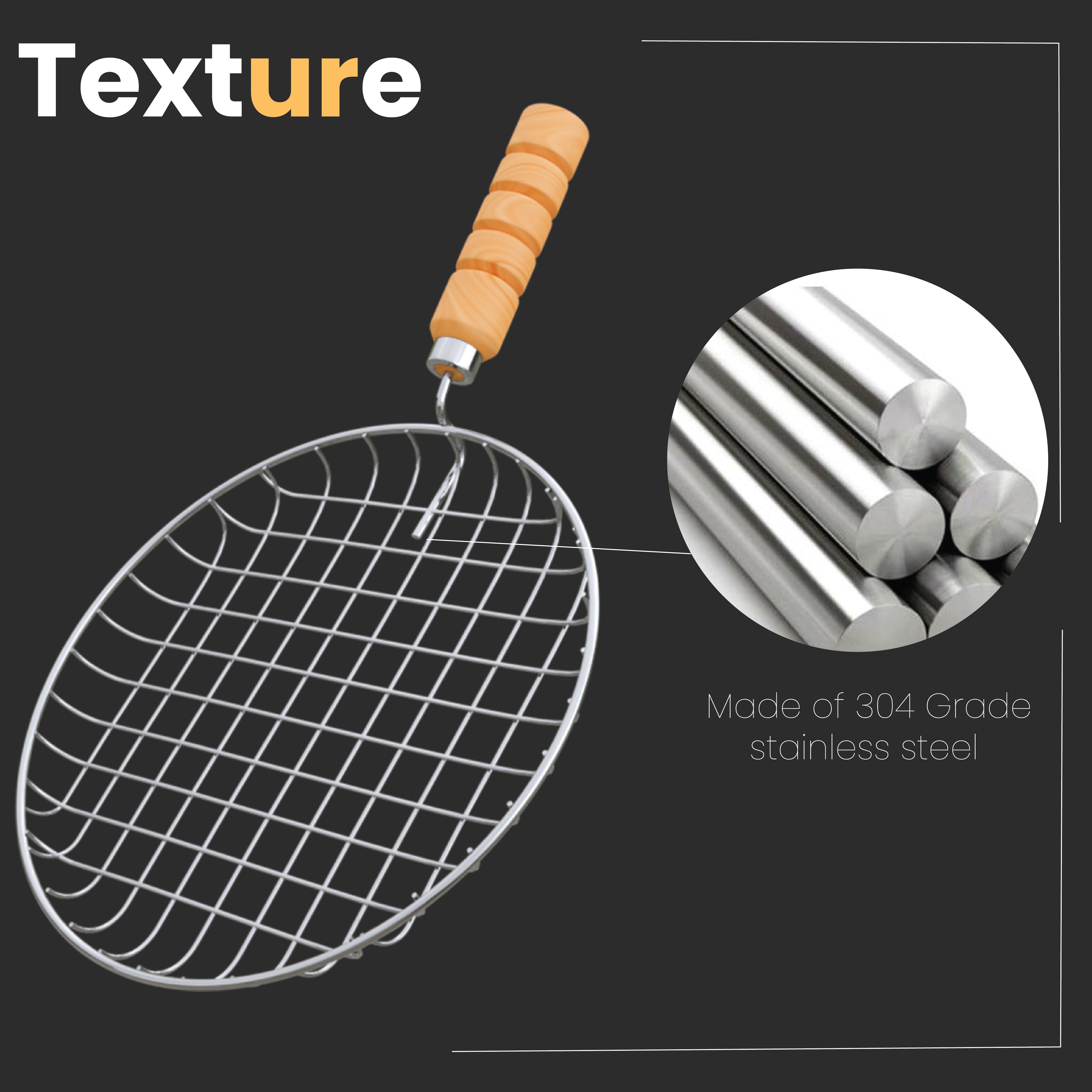 KOWS Wooden  deep roaster (round) (RST17)